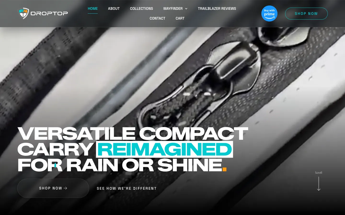 DropTop home page